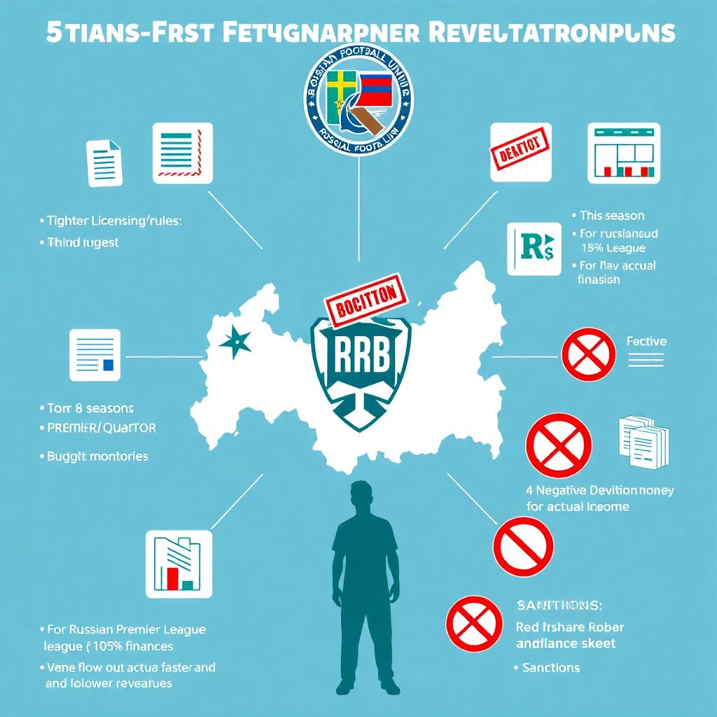 Российский футбольный союз ужесточил финансовый контроль клубов