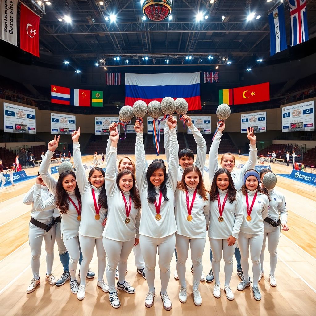 Шесть золотых медалей под российским флагом: юниоры возрождают фехтование